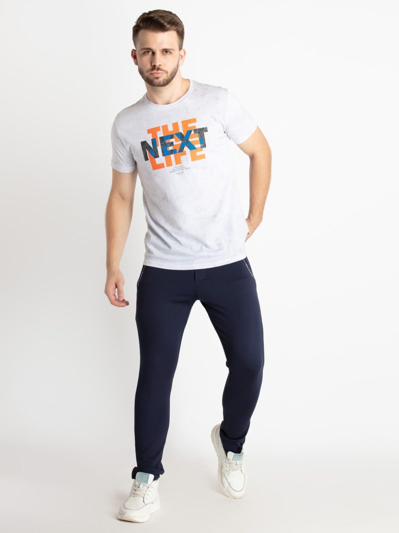 Mens Solid Regular Fit Track Pants