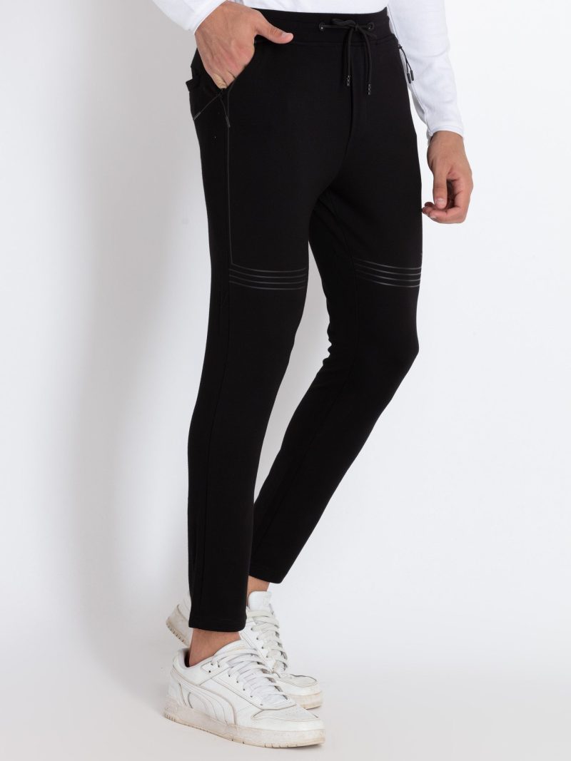 Mens Solid Regular Fit Track Pants