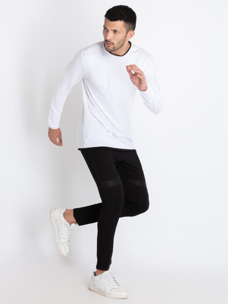 Mens Solid Regular Fit Track Pants