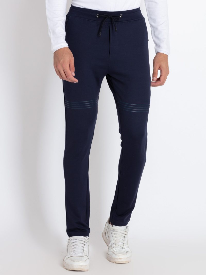 Mens Solid Regular Fit Track Pants