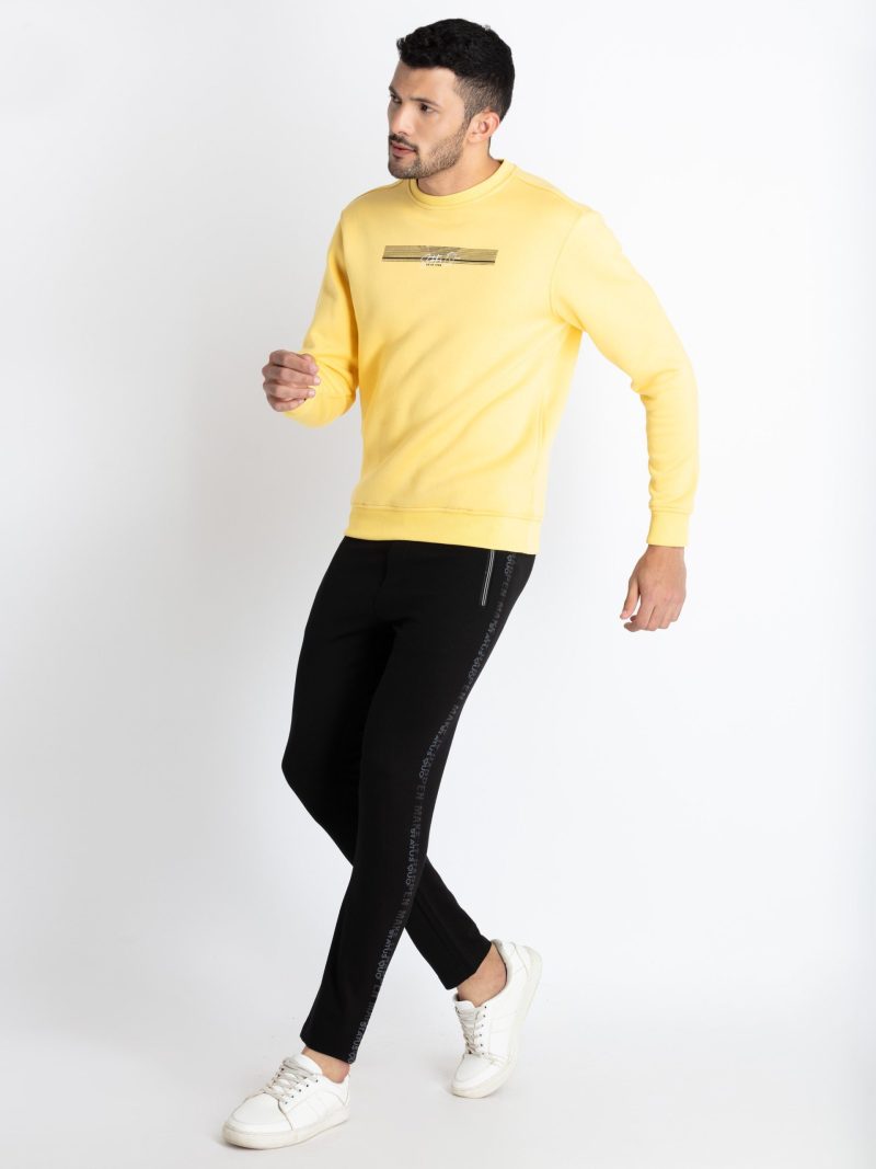 Mens Solid Regular Fit Track Pants