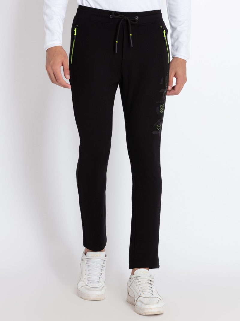Mens Solid Regular Fit Track Pants