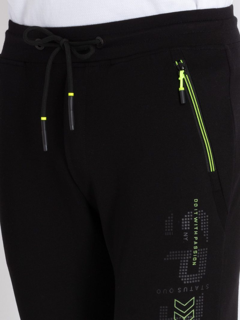Mens Solid Regular Fit Track Pants