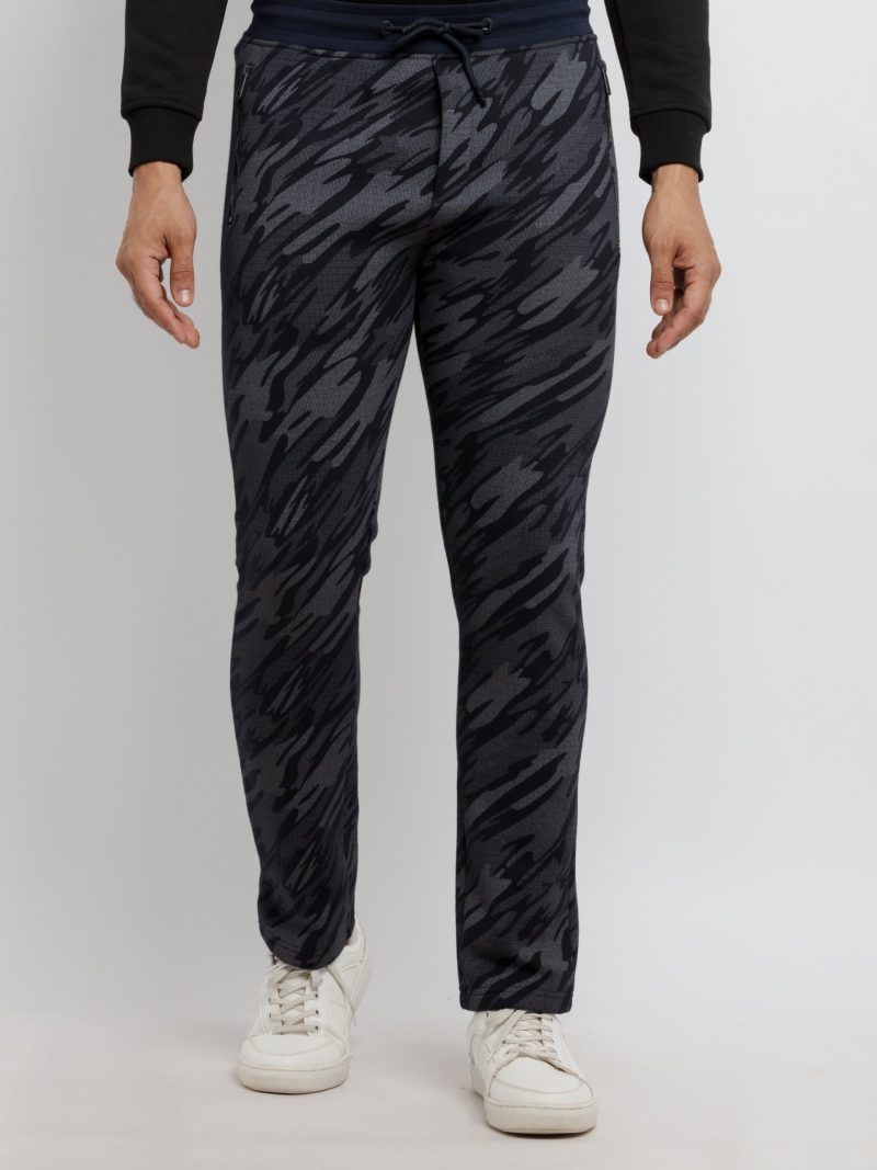 Mens Printed Regular Fit Trackpant