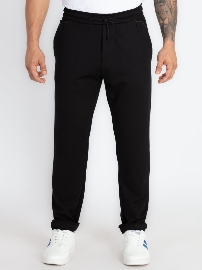 Status Quo Mens Solid Regular Fit Track Pants
