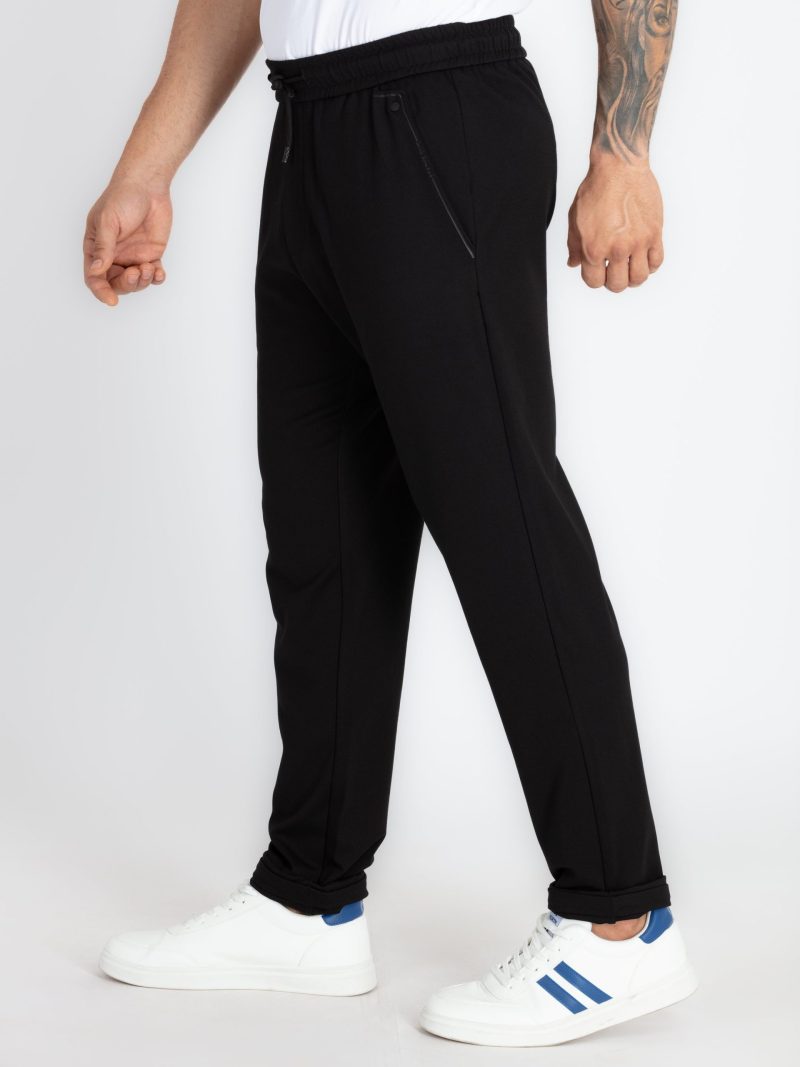 Status Quo Mens Solid Regular Fit Track Pants