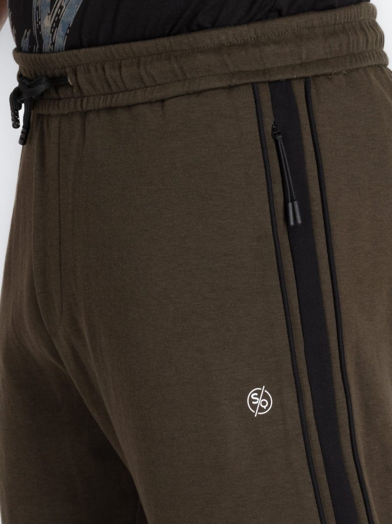 Mens Solid Regular Fit Track Pants