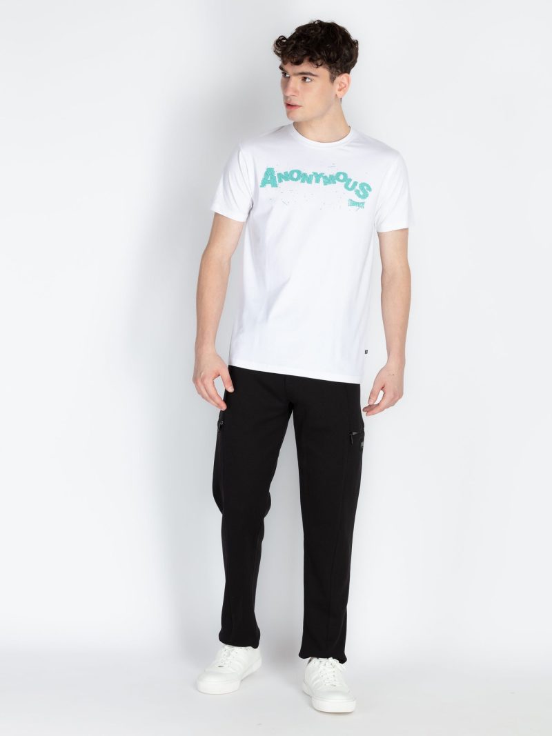 Mens Cut & Sew Regular Fit Track Pants