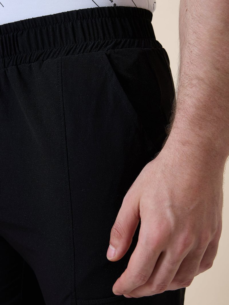 Status Quo Men'S Regular Fit Solid Slip-On Track Pant