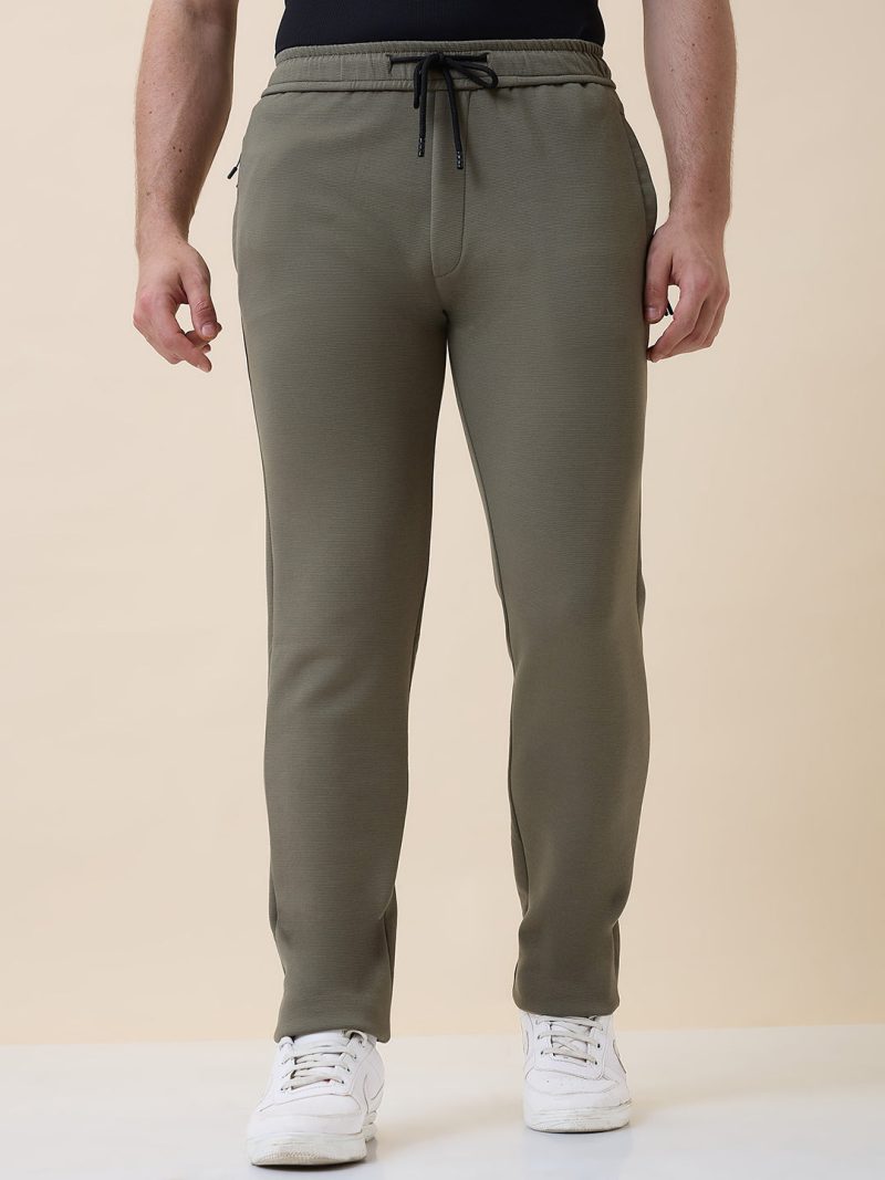 Status Quo Men'S Solid Regular Fit Track Pant With 3 Pockets