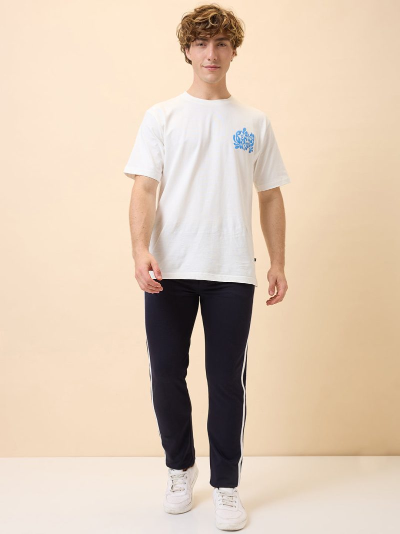 Status Quo Men'S Solid Regular Fit Track Pant With 3 Pockets