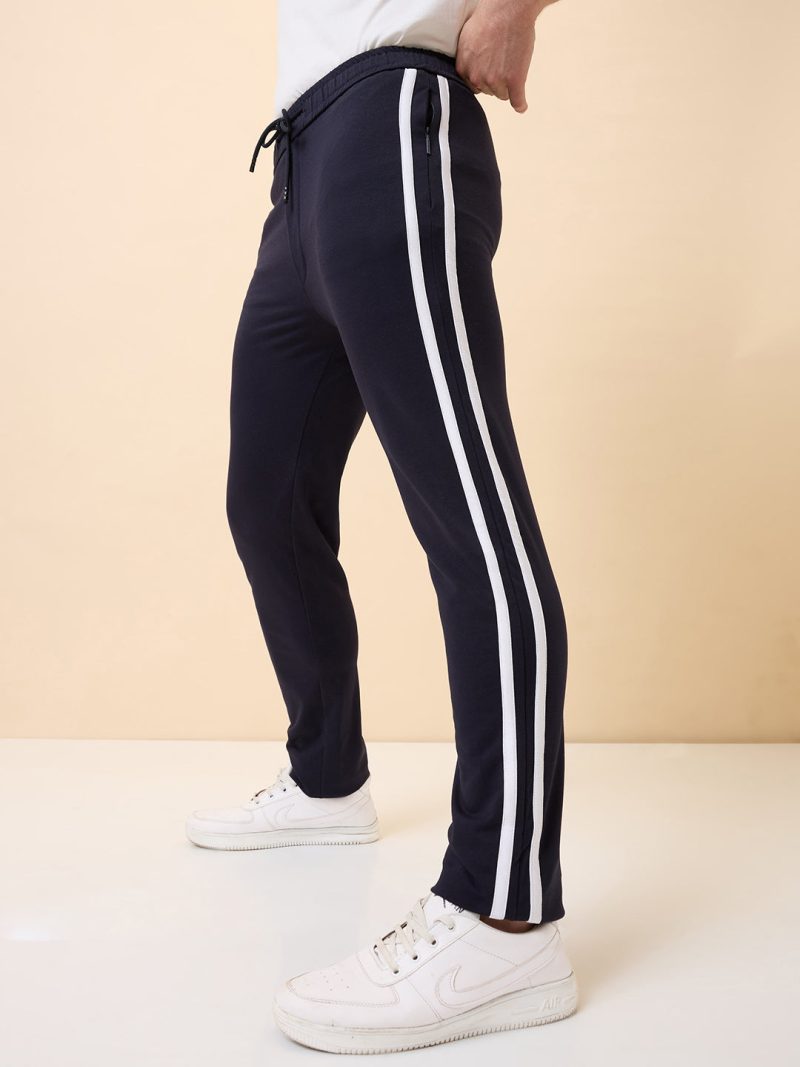 Status Quo Men'S Solid Regular Fit Track Pant With 3 Pockets