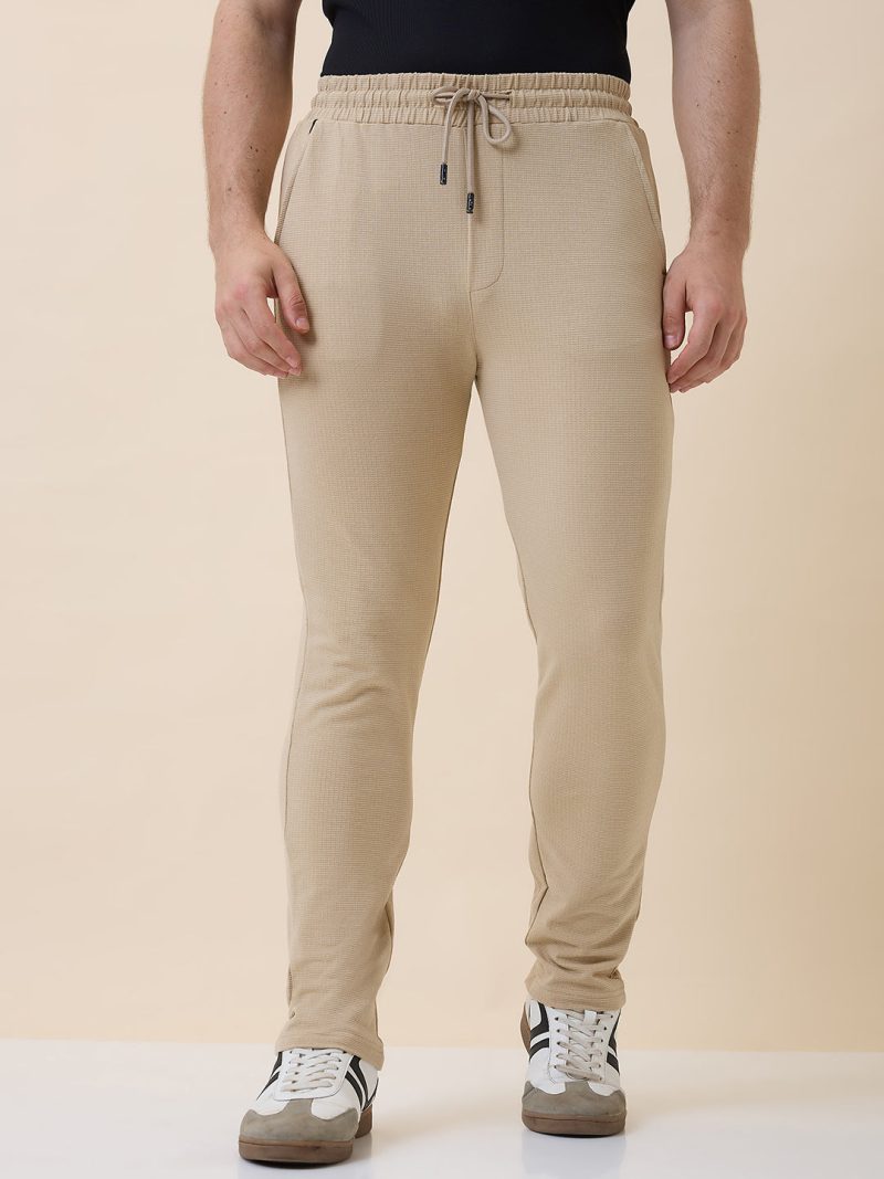 Status Quo Men'S Solid Regular Fit Track Pant With Drawstring