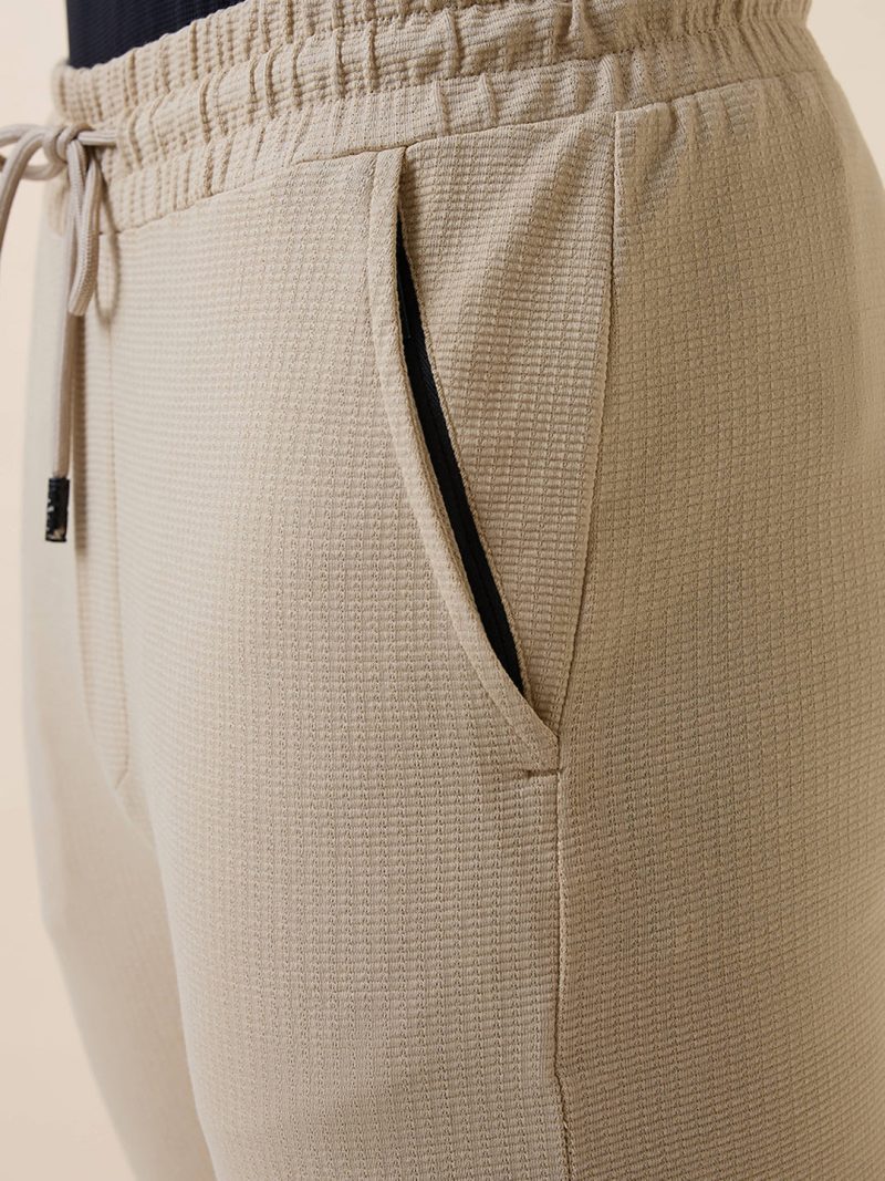 Status Quo Men'S Solid Regular Fit Track Pant With Drawstring