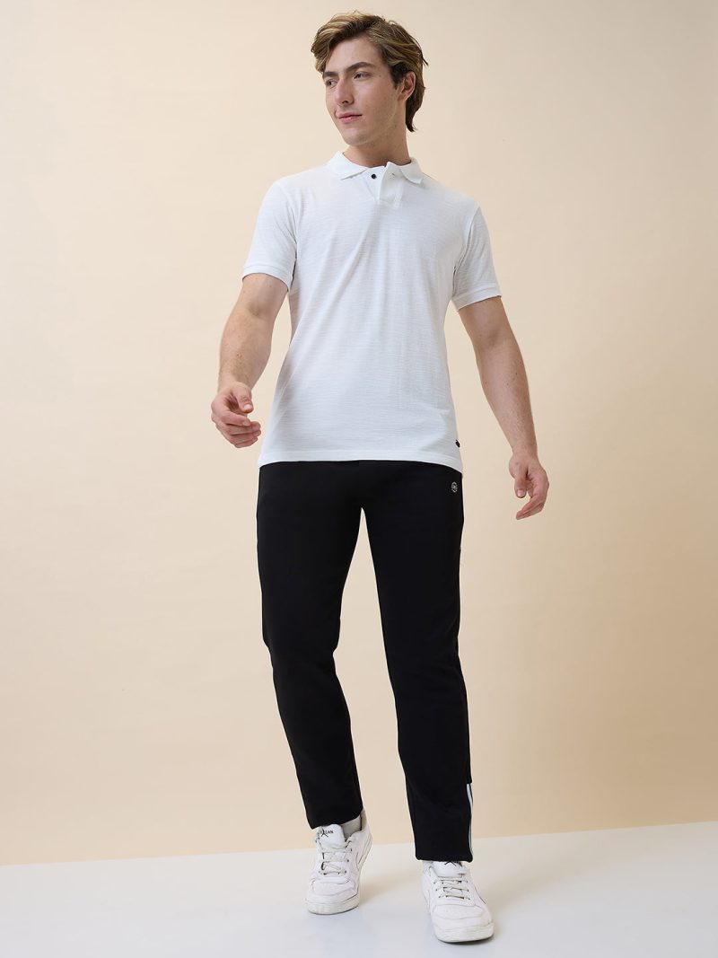 Status Quo Men'S Solid Regular Fit Track Pant With Drawstring