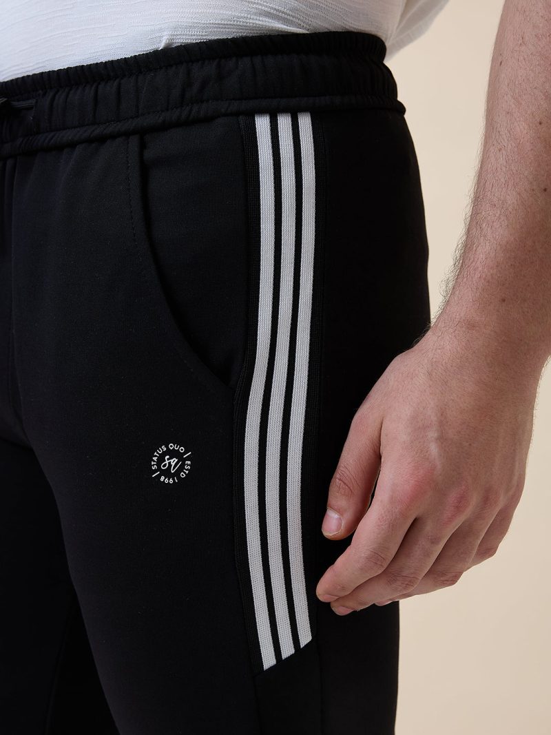 Status Quo Men'S Solid Regular Fit Track Pant With Drawstring