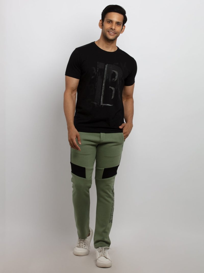 Mens Printed Regular Fit Trackpants