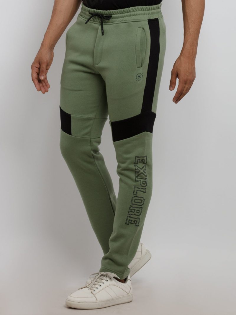 Mens Printed Regular Fit Trackpants