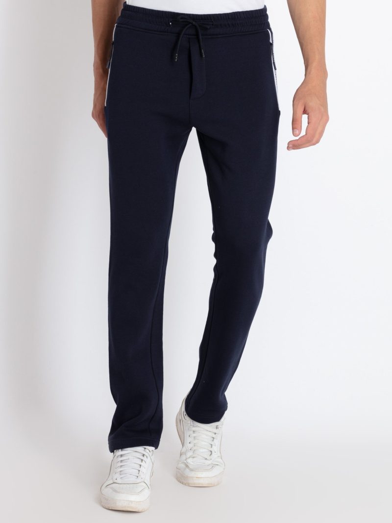 Mens Solid Regular Fit Track Pants