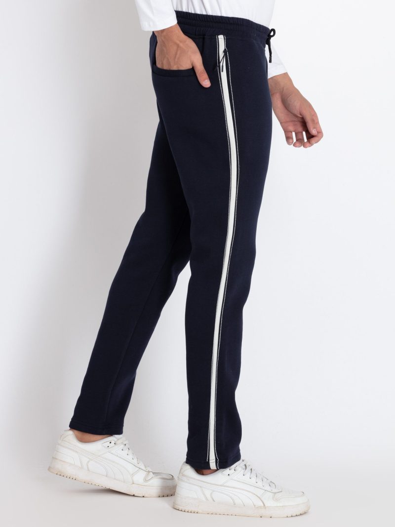 Mens Solid Regular Fit Track Pants