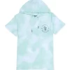 Gini & Jony Boys Light Blue Tie-Dye Cotton Half Sleeves T-Shirt