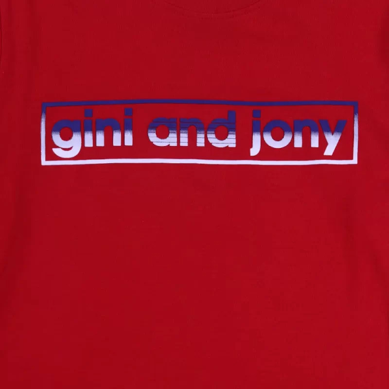 Gini And Jony Boys Multicolor Printed Cotton T-Shirt Pack Of-2 Full Sleeves