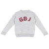 Gini And Jony Boys Grey Solid Acrylic Sweater Full Sleeves