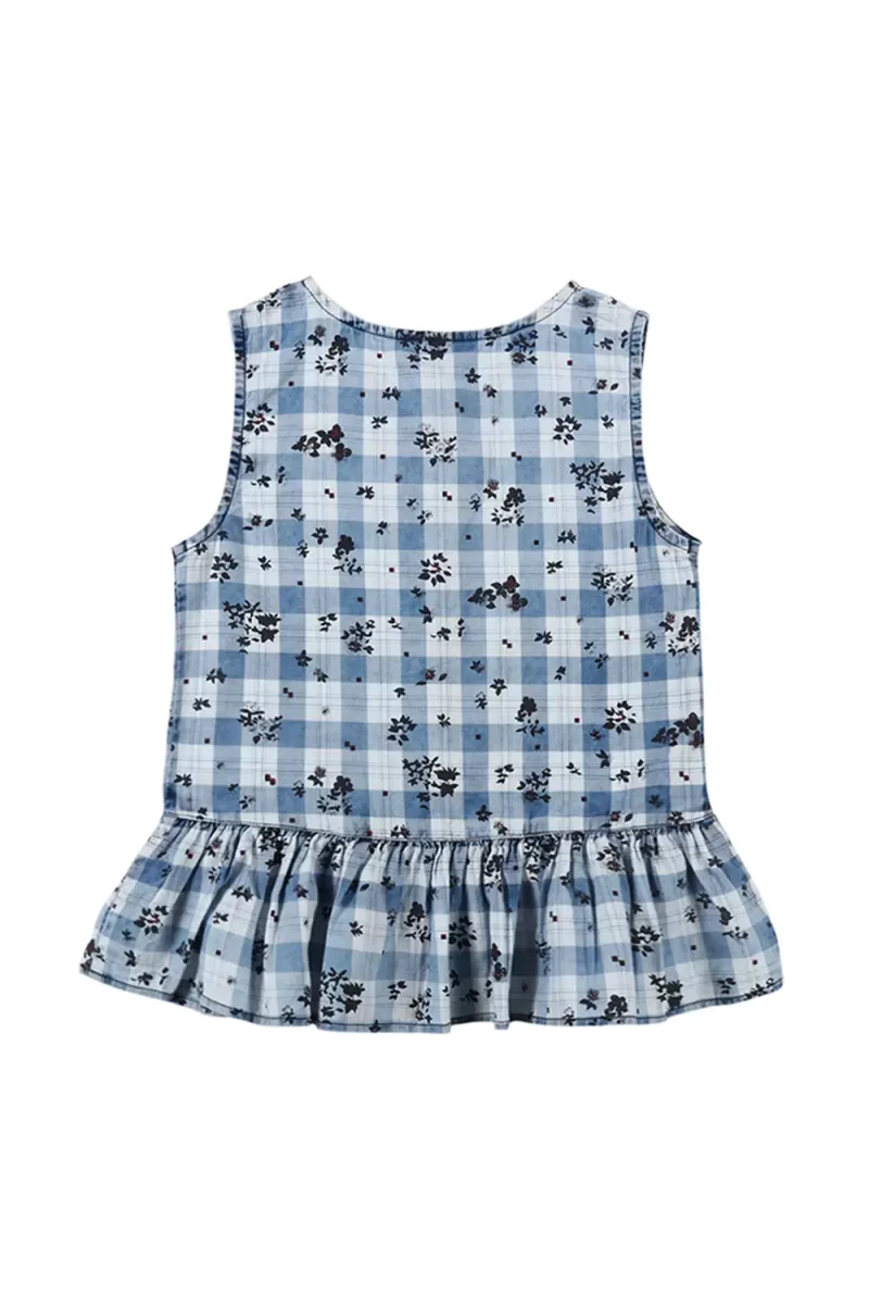 Baby Girls Casual Polyester Blend Blouson Top