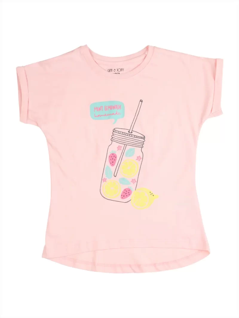 Gini And Jony Girls Multicolor Printed Cotton Knits Top Pack Of-3 Half Sleeves