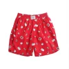Gini And Jony Boys Red Conversational Cotton Boxer Shorts Elasticated
