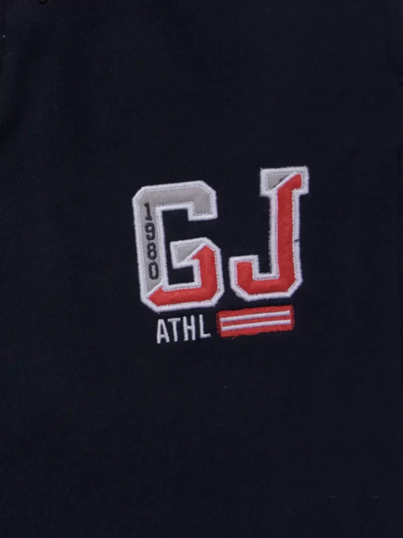 Gini And Jony Boys Navy Blue Solid Cotton Track Pant Elasticated