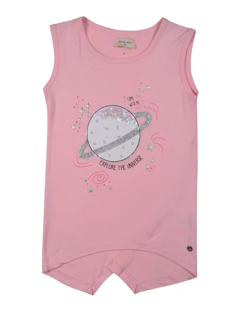 Gini & Jony Girls Pink Knits Top