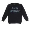 Gini & Jony Boys Black Graphic Cotton Sweat Shirt Full Sleeves