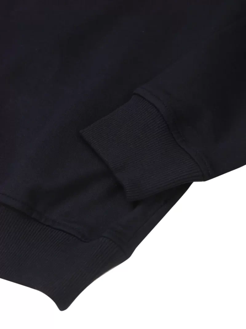 Gini & Jony Boys Black Graphic Cotton Sweat Shirt Full Sleeves