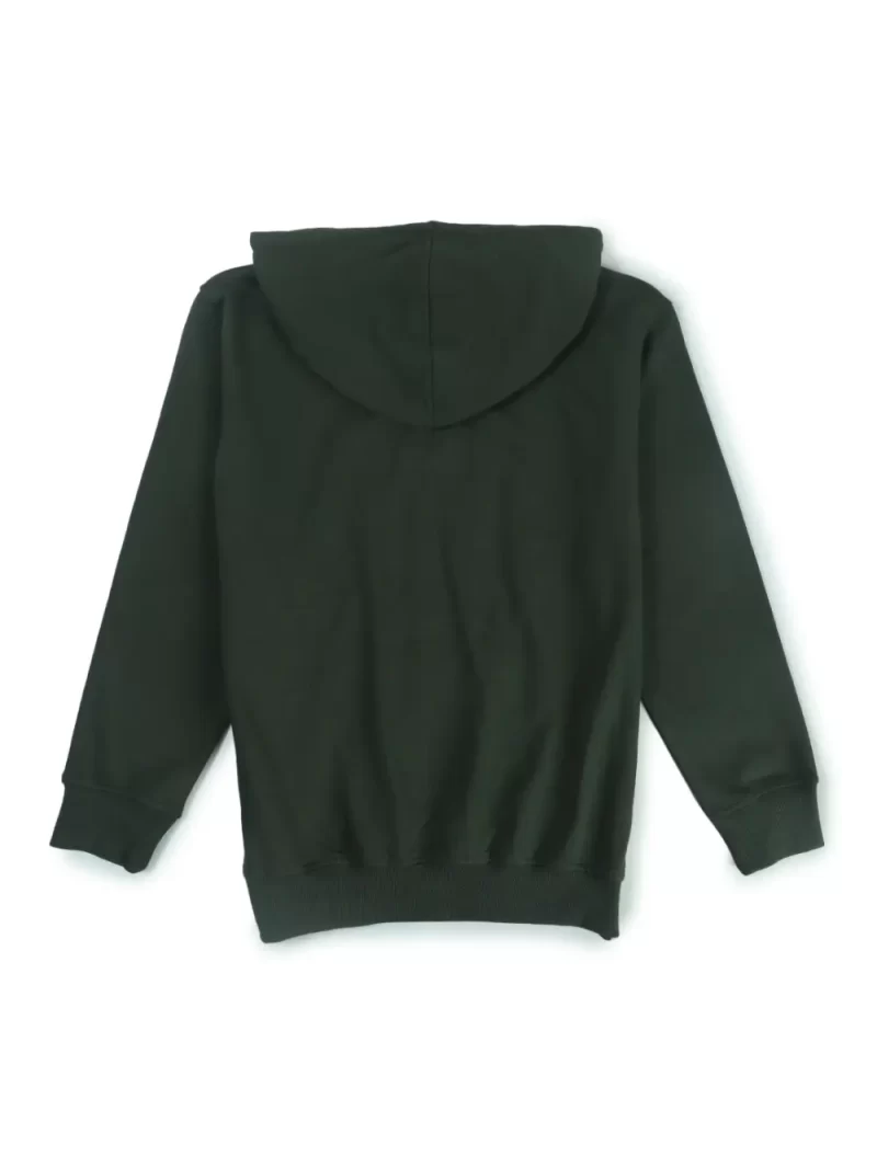 Gini And Jony Boys Olive Graphic Cotton Sweat Shirt Full Sleeves