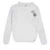 Gini And Jony Cotton Full Sleeves Pullover Logo Print