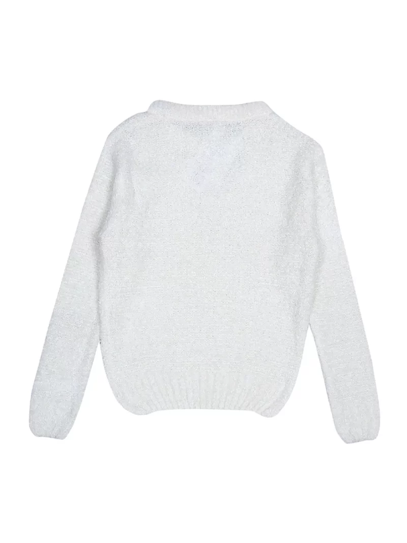 Gini And Jony Cotton Full Sleeves Pullover Logo Print