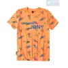 Gini And Jony Boys Orange Graphic Print Cotton T-Shirt Half Sleeves