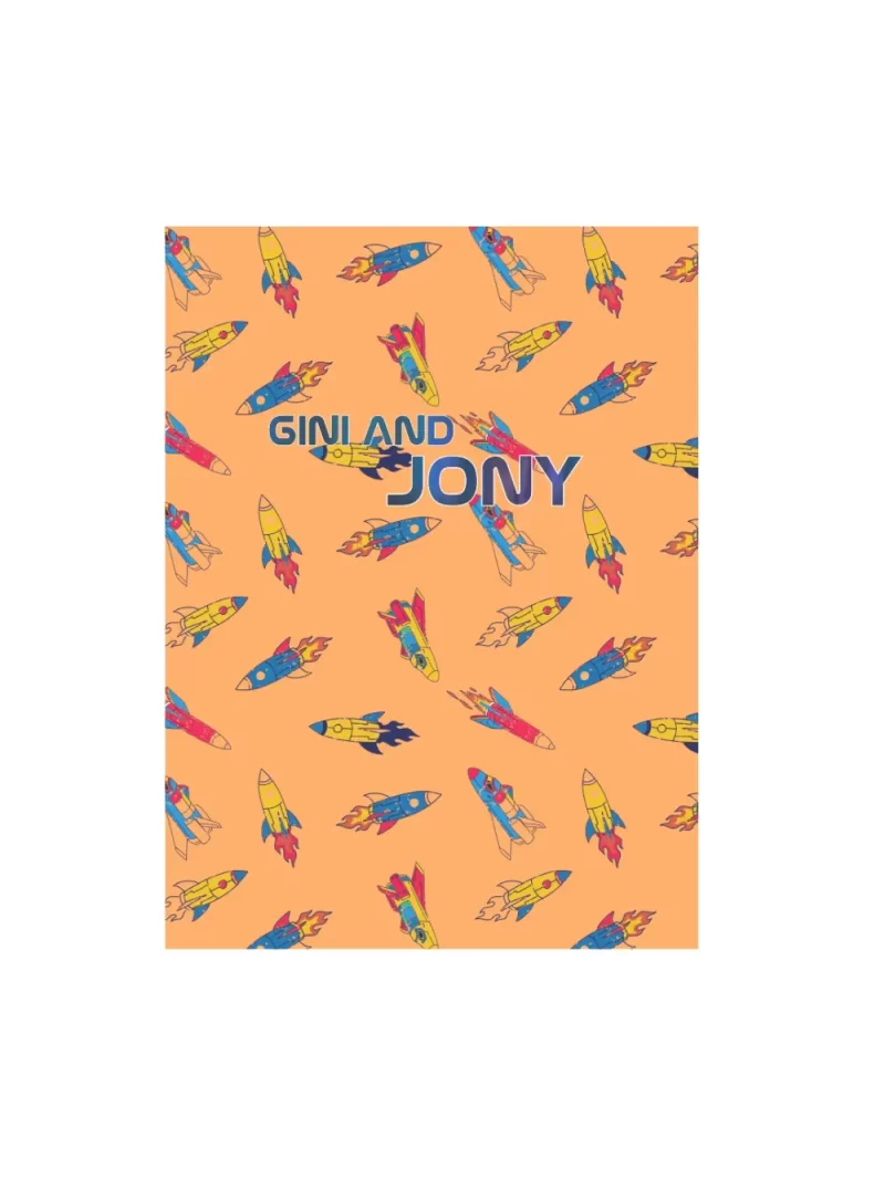Gini And Jony Boys Orange Graphic Print Cotton T-Shirt Half Sleeves