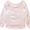 Baby Girls Casual Polyester Blend Blouson Top
