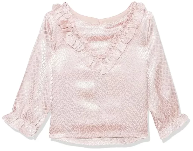 Baby Girls Casual Polyester Blend Blouson Top