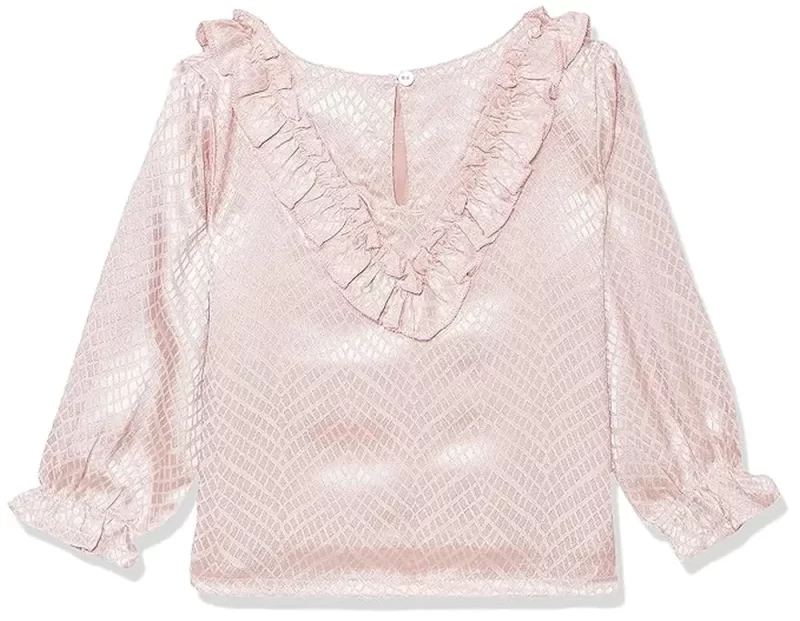 Baby Girls Casual Polyester Blend Blouson Top