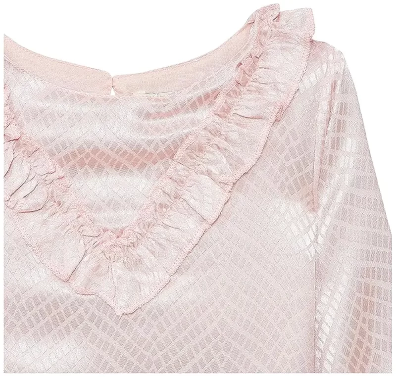 Baby Girls Casual Polyester Blend Blouson Top