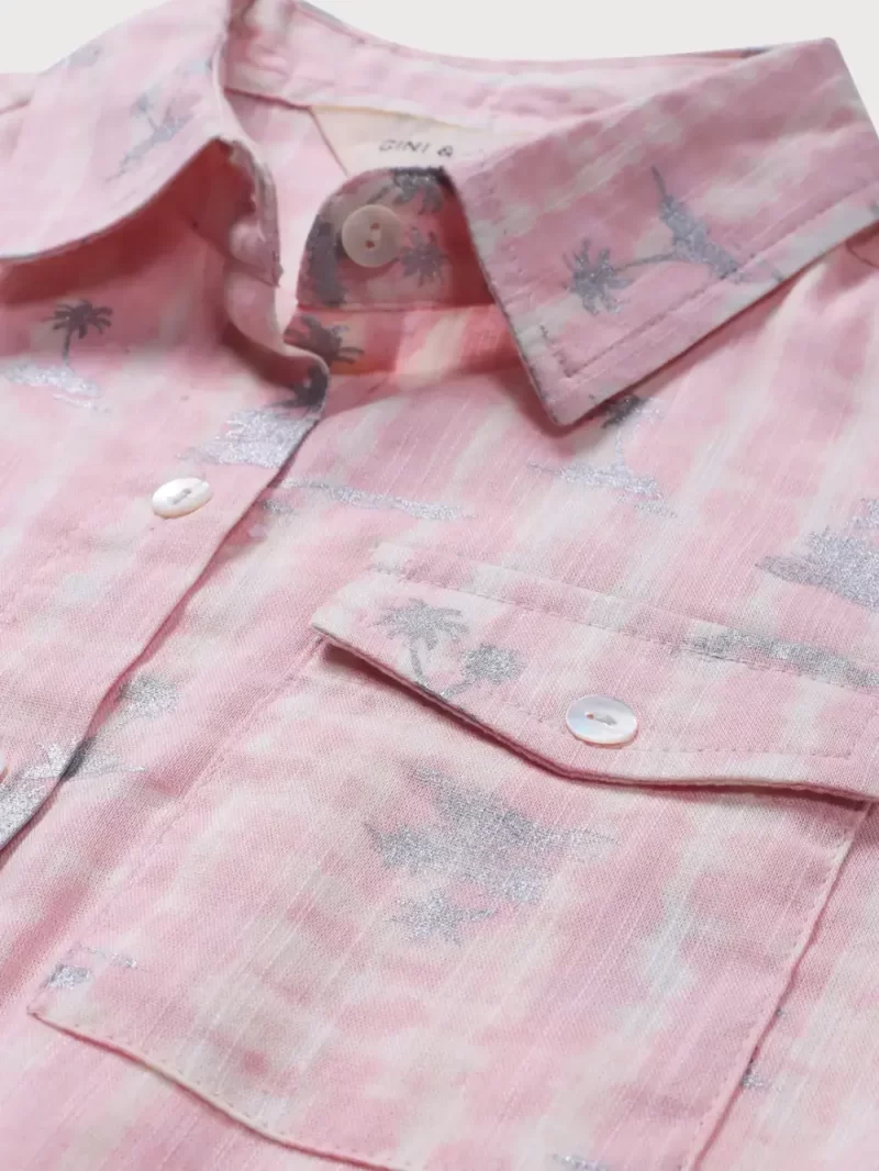 Baby Girls Casual Polyester Blend Blouson Top