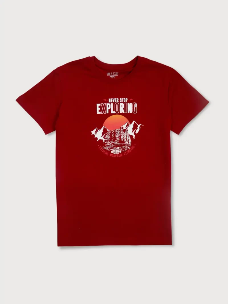 Gini & Jony
Boys Printed Cotton Blend Regular T Shirt