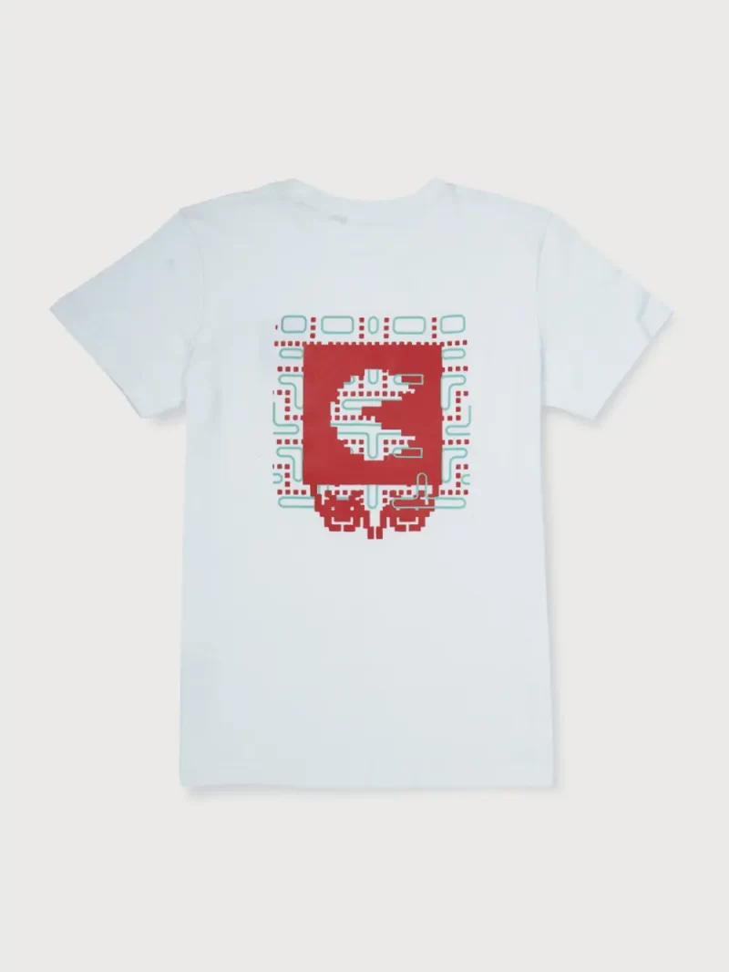 Gini & Jony Boys White Graphic Print T-Shirt