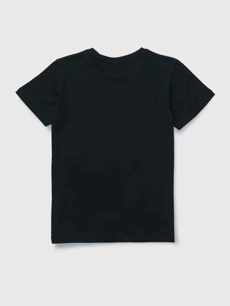 Gini And Jony Boys Navy Typographic Print Cotton T-Shirt Half Sleeves