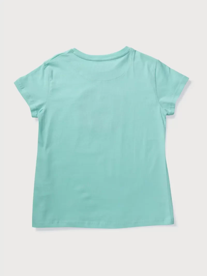 Gini & Jony Girls Light Blue Printed T-Shirt