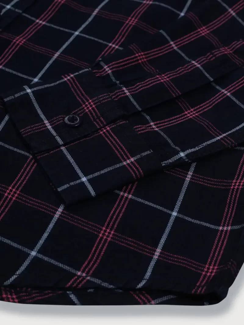 Gini And Jony Boys Multicolor Checks Knits Full Sleeves Shirt