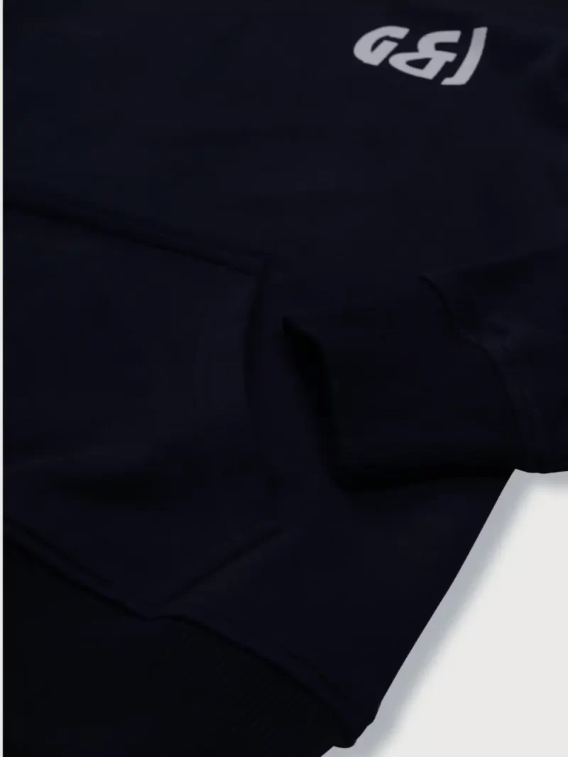 Boys Blue Cotton Printed Sweatshirt